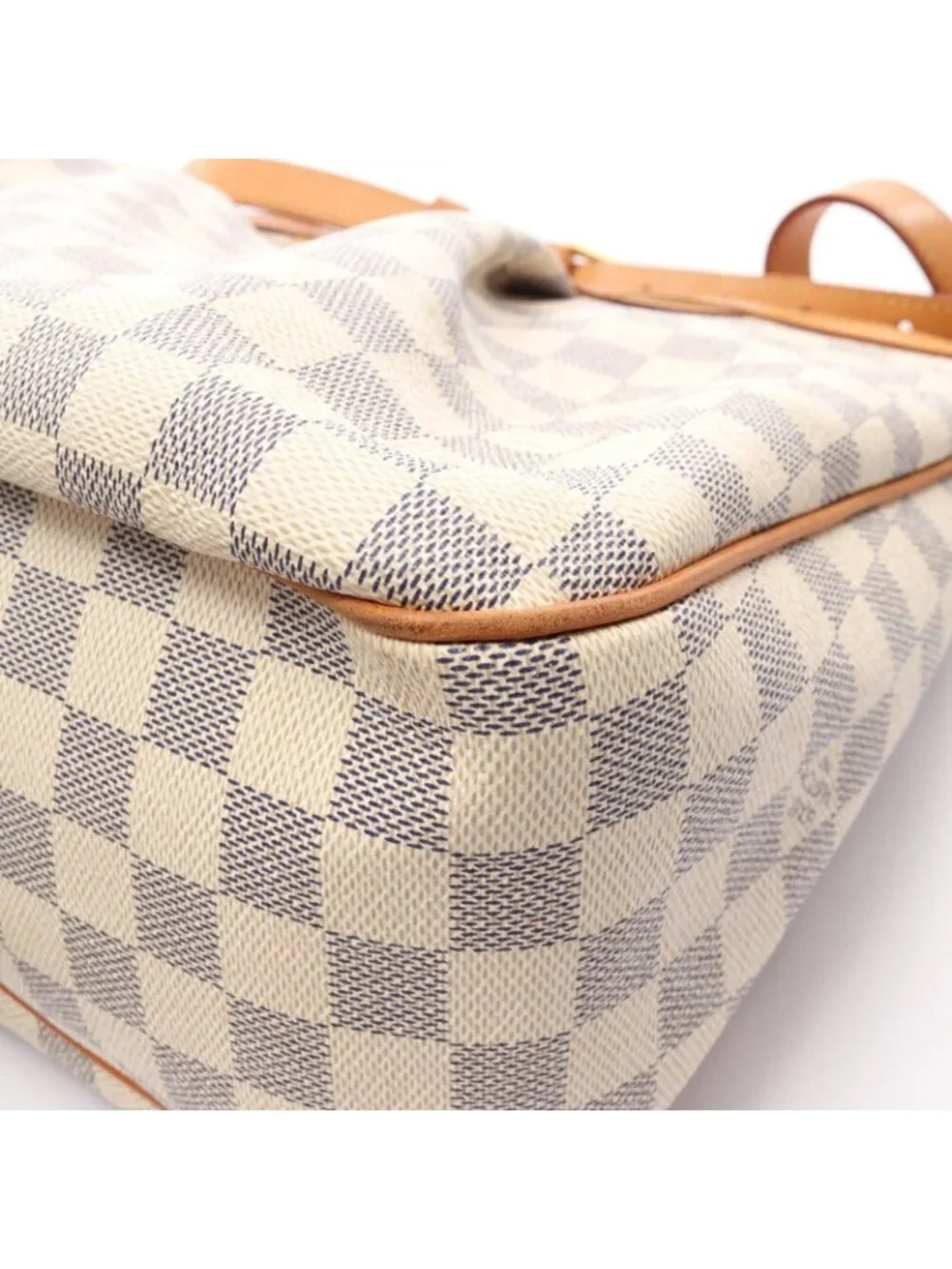 Louis Vuitton Shoulder Bag Syracuse MM Damier Azur Canvas Leather - Picture 8 of 15